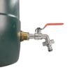 Water Butt Brass Kit 1″ with Quick Connect Lever Tap and Brass Wall Flange Kits Free Shipping 39
