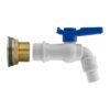 Water butt brass kit 1 inch with white pvc tap and drill bit – rainwater harvesting kit uk brass wall flange kits free shipping 41