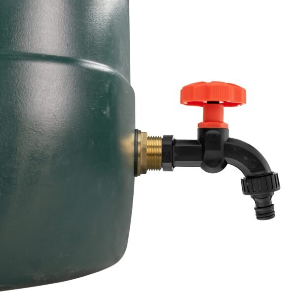 Water Butt Brass Kit 1″ with Black Dial Tap New Arrivals Free Shipping 15