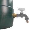 Water Butt Brass Kit 1″ with Grey Dial Tap and Drill Bit Brass Wall Flange Kits Free Shipping 39