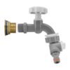 Water Butt Brass Kit 1″ with Grey Dial Tap + Two-Way Brass Wall Flange Kits Free Shipping 43