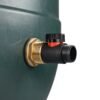 Water Butt Brass Kit 1″ with 3/4″ BSP In-Line Valve Brass Wall Flange Kits Free Shipping 27