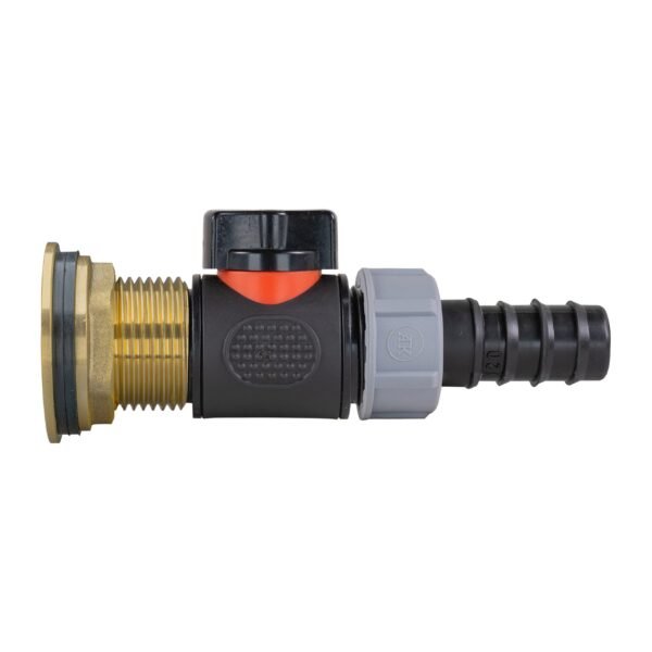 Water butt brass kit 1″ with in-line valve + 20mm barb – rainwater harvesting kit uk water butt kits free shipping 5