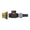 Water butt brass kit 1″ with in-line valve + 20mm barb – rainwater harvesting kit uk water butt kits free shipping 45