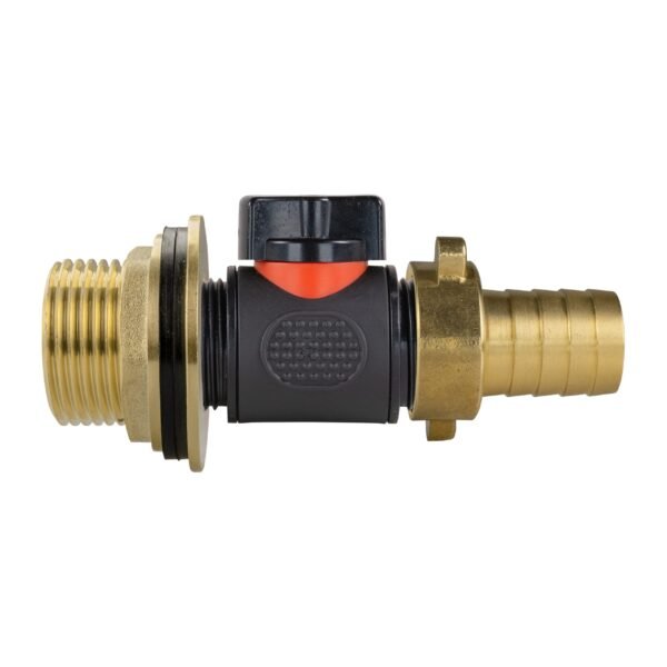 Water butt brass kit 1″ with in-line valve + 3/4″ brass barb – rainwater harvesting kit uk new arrivals free shipping 21