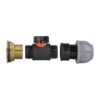 Water butt brass kit 1″ with in-line valve + 20mm mdpe and – rainwater harvesting kit uk water butt kits free shipping 39