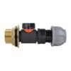 Water butt brass kit 1″ with in-line valve + 20mm mdpe and – rainwater harvesting kit uk water butt kits free shipping 43