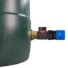 Water butt brass kit 1 inch with in-line valve + female quick connect, blue – rainwater harvesting kit uk with drill bit water butt kits free shipping 37