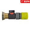 Water butt brass kit 1 inch with in-line valve + female quick – rainwater harvesting kit uk with lime connector brass wall flange kits free shipping 41