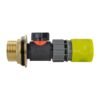 Water butt brass kit 1 inch with in-line valve + female quick – rainwater harvesting kit uk with lime connector brass wall flange kits free shipping 39