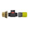 Water butt brass kit 1 inch with in-line valve + female quick – rainwater harvesting kit uk with lime connector brass wall flange kits free shipping 33