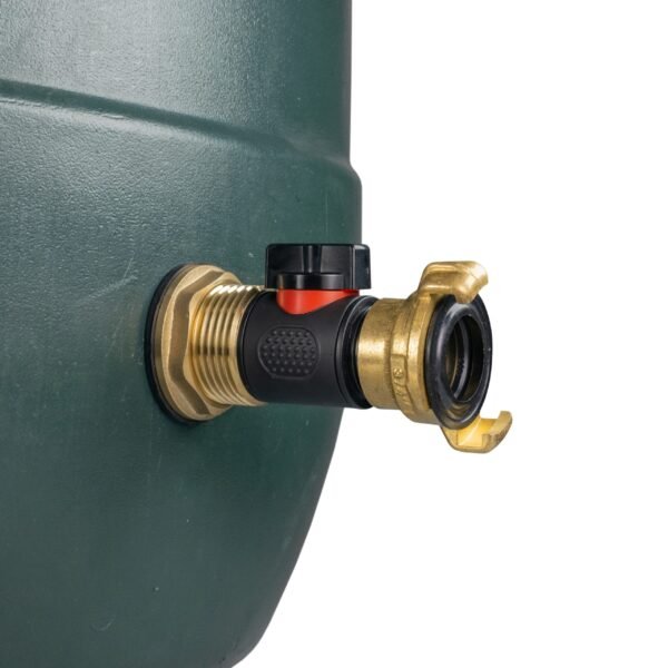 Water butt brass kit 1″ with in-line valve + geka – rainwater harvesting kit uk brass wall flange kits free shipping 7