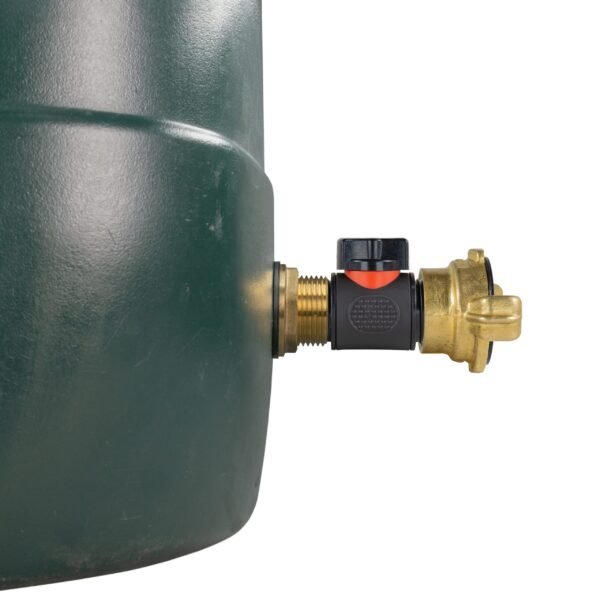 Water butt brass kit 1″ with in-line valve + geka – rainwater harvesting kit uk brass wall flange kits free shipping 15
