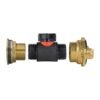 Water butt brass kit 1″ with in-line valve + geka – rainwater harvesting kit uk brass wall flange kits free shipping 37