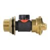 Water butt brass kit 1″ with in-line valve + geka – rainwater harvesting kit uk brass wall flange kits free shipping 41