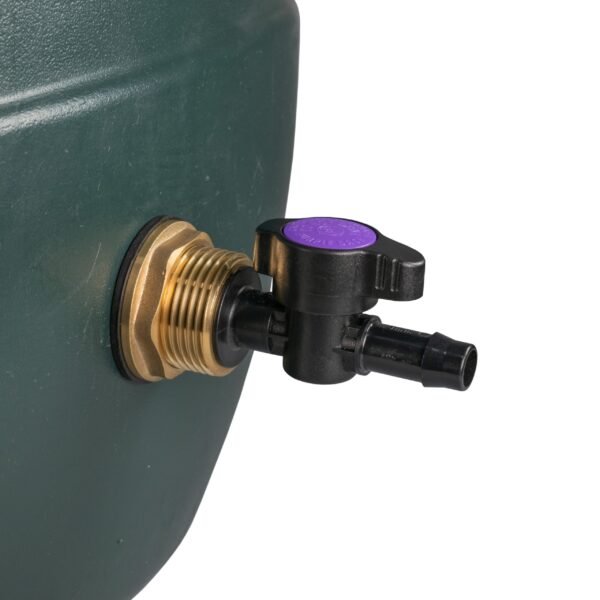 Water butt brass kit 1″ with 13mm barb irrigation valve – rainwater harvesting kit uk water butt kits free shipping 5