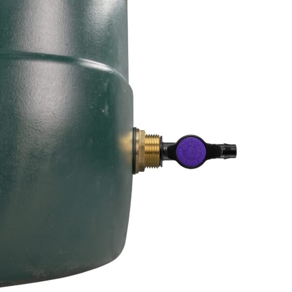 Water butt brass kit 1″ with 13mm barb irrigation valve – rainwater harvesting kit uk water butt kits free shipping 13