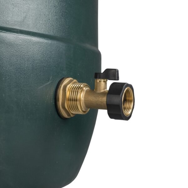 Water butt brass kit 1″ with brass valve and drill bit new arrivals free shipping 9
