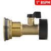 Water butt brass kit 1″ with brass valve and drill bit new arrivals free shipping 39