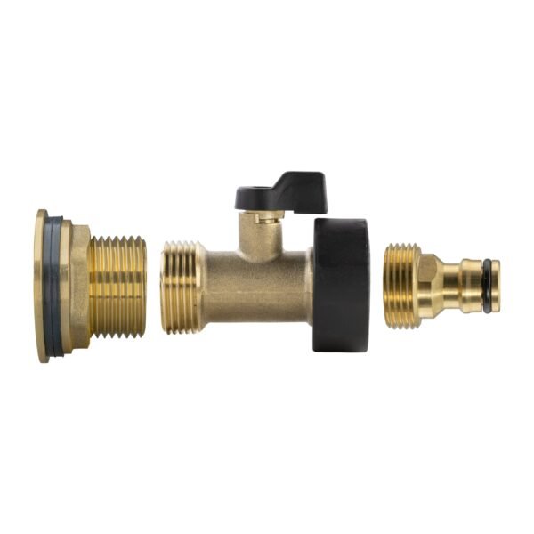 Water butt brass kit 1″ with brass valve + quick connect and – rainwater harvesting kit uk new arrivals free shipping 17