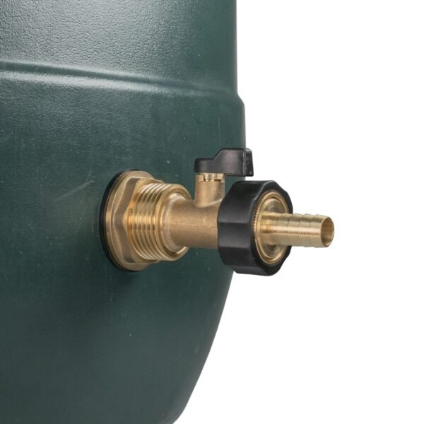 Water butt brass kit 1 inch with brass valve + 13mm barb and – rainwater harvesting kit uk water butt kits free shipping 7