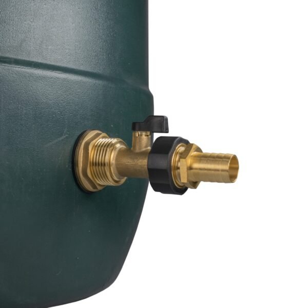 Water butt brass kit 1 inch with brass valve and 19mm barb – rainwater harvesting kit uk brass wall flange kits free shipping 5