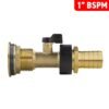 Water butt brass kit 1 inch with brass valve + 19mm barb and – rainwater harvesting kit uk water butt kits free shipping 37