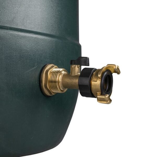 Water butt brass kit 1″ with brass valve + geka and drill – rainwater harvesting kit uk new arrivals free shipping 9