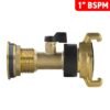 Water butt brass kit 1″ with brass valve + geka and drill – rainwater harvesting kit uk new arrivals free shipping 39