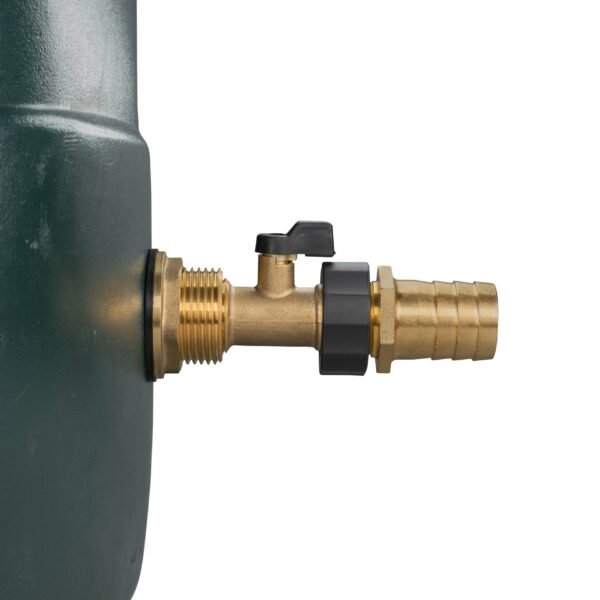 Water butt brass kit 1 inch with brass valve and 25mm barb – rainwater harvesting kit uk brass wall flange kits free shipping 5
