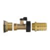 Water butt brass kit 1 inch with brass valve and 25mm barb – rainwater harvesting kit uk brass wall flange kits free shipping 6