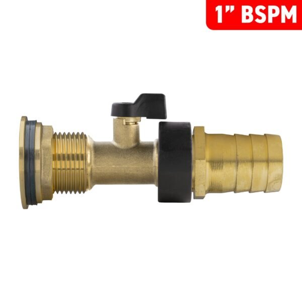 Water butt brass kit 1 inch with brass valve + 25mm barb and – rainwater harvesting kit uk water butt kits free shipping 17