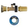 Water butt brass kit 1 inch with brass valve and 25mm barb – rainwater harvesting kit uk brass wall flange kits free shipping 8