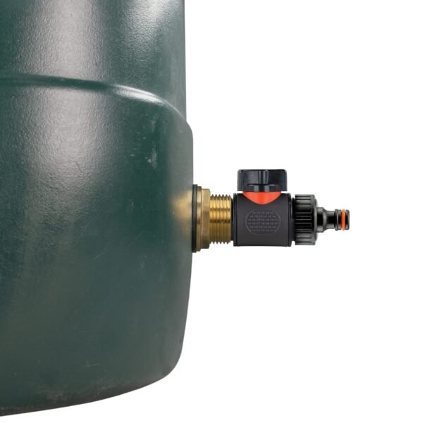 Water butt brass kit 1″ with in-line valve + quick connect – rainwater harvesting kit uk water butt kits free shipping 7