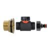Water butt brass kit 1″ with in-line valve + quick connect – rainwater harvesting kit uk water butt kits free shipping 39