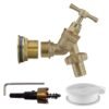 Water butt brass kit 1 inch with brass barbed tap and drill bit – rainwater harvesting kit uk brass wall flange kits free shipping 27