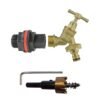 Water Butts Kit 3/4″ with Brass Bib Tap & Snap On and Drill Water Butt Kits Free Shipping 35