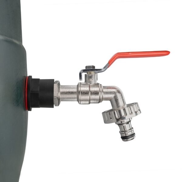 Water butt kit 3/4 inch with quick connect lever tap and drill – rainwater harvesting kit uk water butt kits free shipping 11
