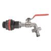 Water butt kit 3/4 inch with quick connect lever tap and drill – rainwater harvesting kit uk water butt kits free shipping 23