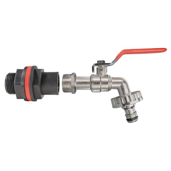 Water butt kit 3/4 inch with quick connect lever tap and drill – rainwater harvesting kit uk water butt kits free shipping 15