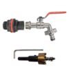 Water butt kit 3/4 inch with quick connect lever tap and drill – rainwater harvesting kit uk water butt kits free shipping 21