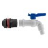 Water Butt Kit 3/4" with White PVC Tap and Drill Bit