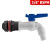 Water Butt Kit 3/4" with White PVC Tap and Drill Bit