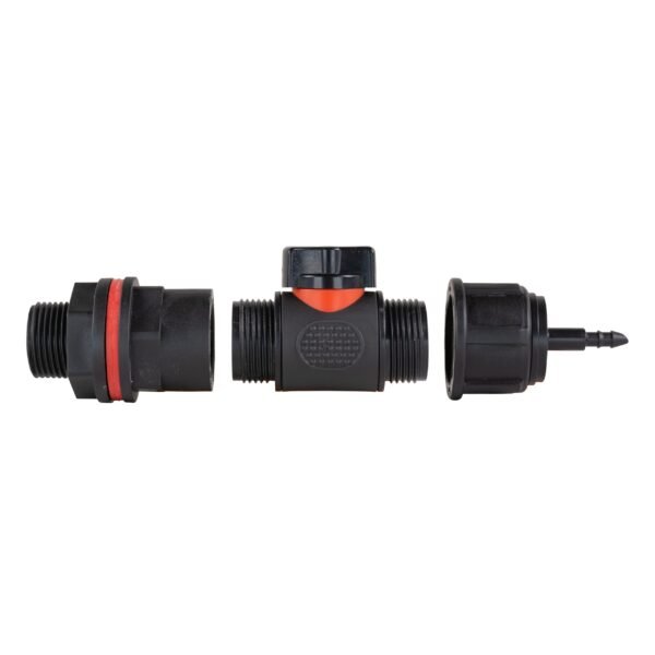 Water butt kit 3/4 inch with in-line valve + 4mm micro barb – rainwater harvesting kit uk water butt kits free shipping 11