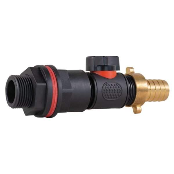 Water butt kit 3/4 inch with in-line valve + 19mm brass barb – rainwater harvesting kit uk water butt kits free shipping 9