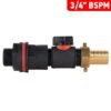 Water butt kit 3/4″ with in-line valve + 19mm brass barb – rainwater harvesting kit uk water butt kits free shipping 21