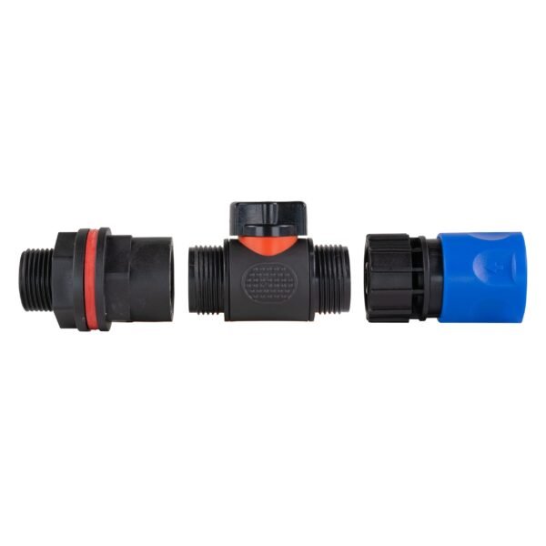 Water Butt Kit 3/4″ with In-Line Valve + Female Quick New Arrivals Free Shipping 13