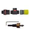 Water butt kit 3/4 inch with in-line valve + female quick – rainwater harvesting kit uk, lime, with drill bit water butt kits free shipping 15