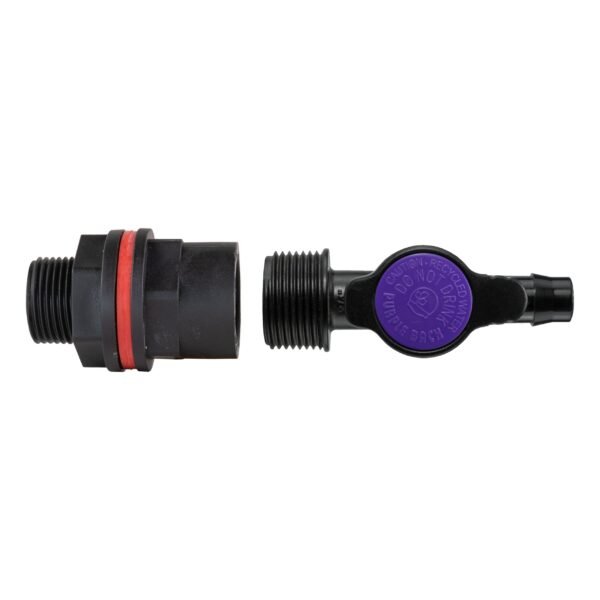 Water butt kit 3/4″ with 13mm barb irrigation valve – rainwater harvesting kit uk water butt kits free shipping 11