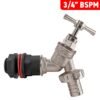 Water butt kit 3/4 inch with nickel plated barbed tap and drill – rainwater harvesting kit uk water butt kits free shipping 33
